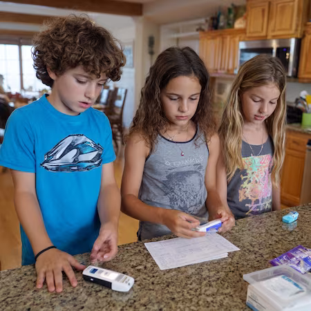 cousins taking DNA test